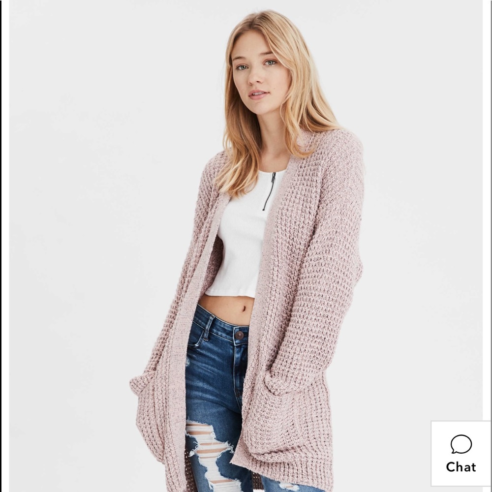 AE OVERSIZED POCKET CARDIGAN